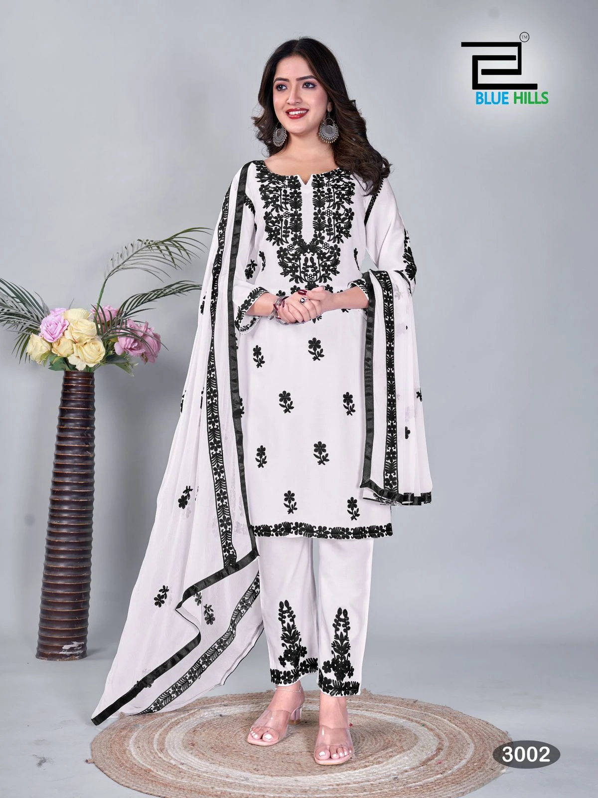 Blue Hills Black Bunny Vol 3 14 Kg Rayon Wholesale Readymade Salwar Suit Catalog — Wholesale Salwar Suits, Blue Hills wholesale from Surat - Gallery Image 4